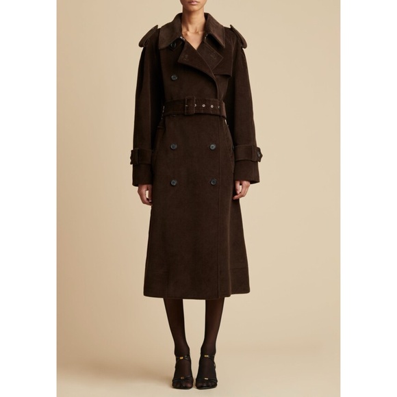 KHAITE Jackets & Blazers - Khaite Selly Corduroy Trench Coat